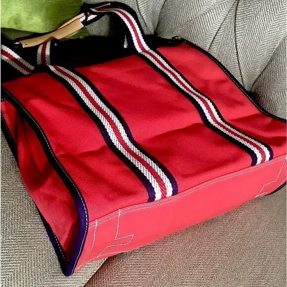 TORY BURCH CANVAS TOTE BAG - Picture 7 of 13